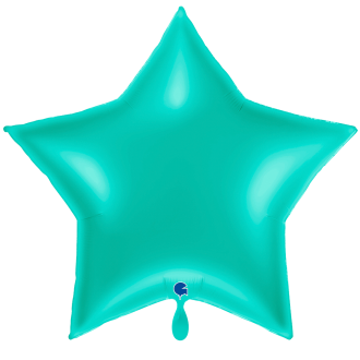 1 Balloon XXL - Star - Tiffany