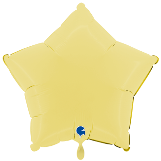 1 Balloon XXL - Star - Matte Yellow