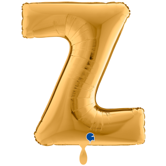 1 Balloon XXL - Letter Z - Gold
