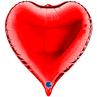 1 Balloon XL 3D - Heart - Red
