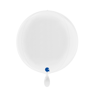 1 Balloon 4D - Globe - White