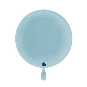 1 Balloon 4D - Globe - Pastel Blue