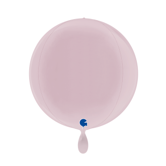 1 Balloon 4D - Globe - Pastel Pink