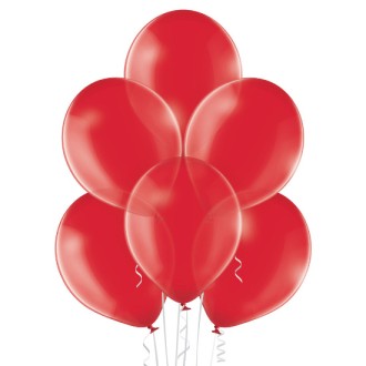 Natur Ballon - Rot (Kristall) Ø 27 cm