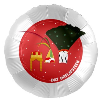 Folienballons Ø 45 cm - Karneval - Dat Dreijesteen