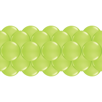 Luftballongirlanden-Set Apfelgrün ab 3 m