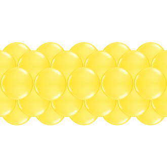 Luftballongirlanden-Set Gelb ab 3 m