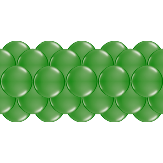 Luftballongirlanden-Set Grün ab 3 m