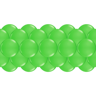 Luftballongirlanden-Set Limonengrün ab 3 m