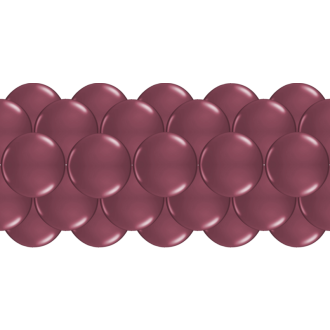 Luftballongirlanden-Set Pflaume ab 3 m