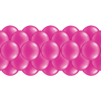 Luftballongirlanden-Set Pink ab 3 m