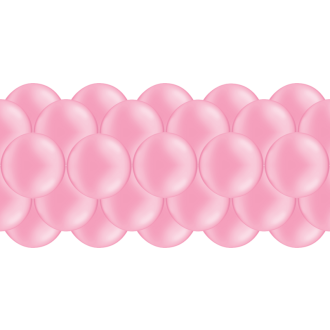 Luftballongirlanden-Set Rosa ab 3 m