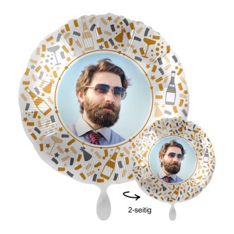 Folienballons Fotodruck 2-seitig - Rundballon Party Ø 45 cm