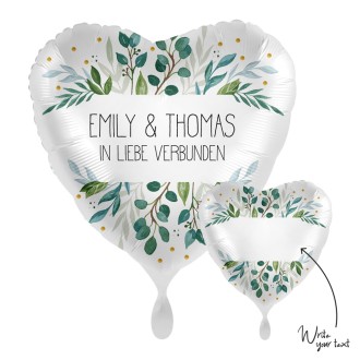 Folienballons Personalisiert Ø 45 cm - Natur