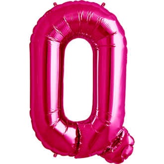 Folienballon Buchstabe - Q - Pink 40 cm