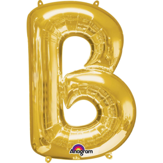 Folienballon Buchstabe - B - Gold 86 cm