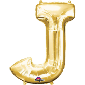 Folienballon Buchstabe - J - Gold 86 cm