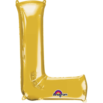 Folienballon Buchstabe - L - Gold 86 cm