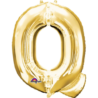 Folienballon Buchstabe - Q - Gold 86 cm