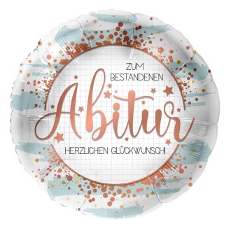Folienballons Abitur - Herzlichen Glückwunsch Ø 45 cm