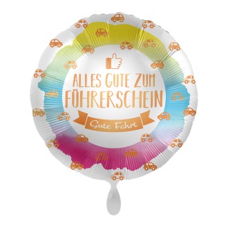 Folienballons Führerschein - Alles Gute Ø 45 cm