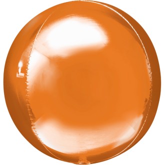 Folienballon Kugel (Orbz) - Orange 40 cm