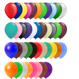 8Stk Luftballons 30cm Hochzeit Taube transparent 