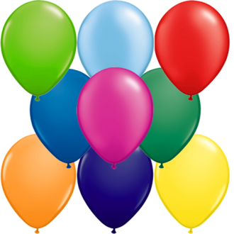 500 x Luftballons Bunt gemischt Ø 28-30 cm - B2B Preis