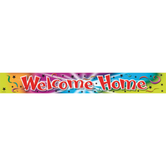 Banner Welcome Home - Bunt 3,6 m