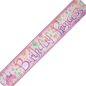 Banner Birthday Princess 3,6 m