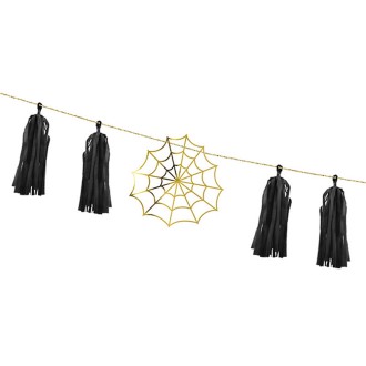Fransen-/ Tasselgirlande - Halloween - 1,75 m