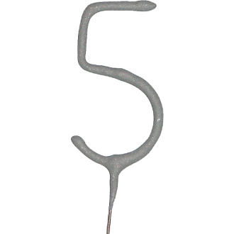 Wunderkerze Zahl - 5