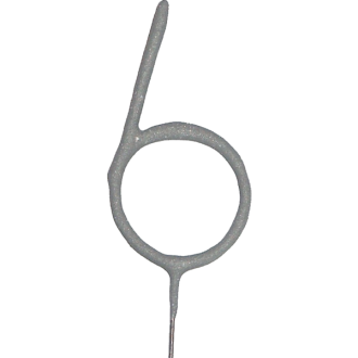 Wunderkerze Zahl - 6