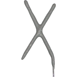 Wunderkerze Buchstabe - X