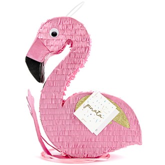 Pinata - Flamingo + 5 Gratis Luftballons Rosa Ø 30 cm