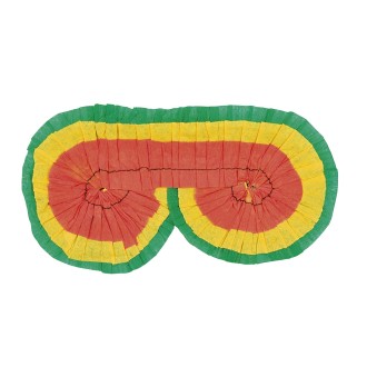 Piñata Zubehör - Bunte Augenbinde Design 2