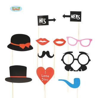 Photo Booth Hochzeit Foto Accessoires für Party Fotobox