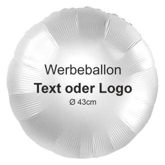 Runde Folienballons | Werbeballon Digitaldruck | Staffelpreise