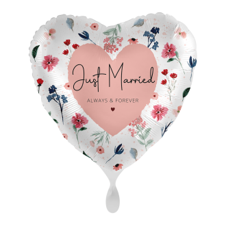 1 Balloon - Just Married Flowers - ENG