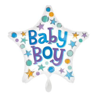 1 Ballon - Baby Boy Star