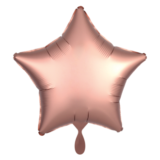 1 Balloon - Stern - Satin - Rosegold