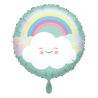 1 Balloon - Rainbow & Cloud