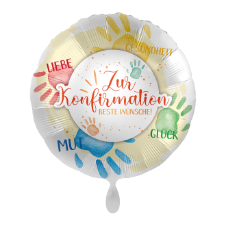 1 Ballon - Konfirmation Wünsche