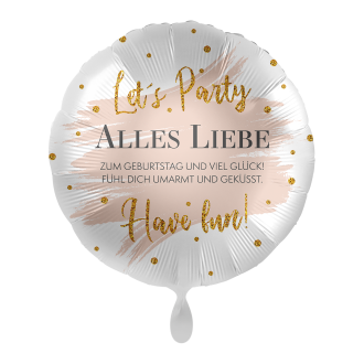 1 Ballon - Alles Liebe Summer Glow