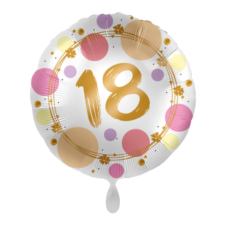 1 Balloon - Shiny Dots 18 - UNI