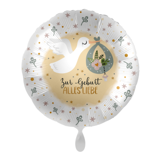 1 Balloon - Stork Birth - GER