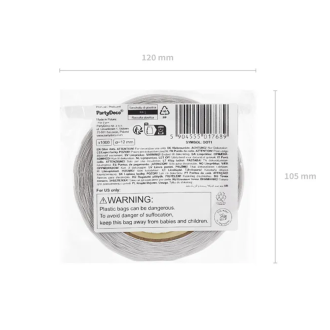 1 Doppelseitige Klebepunkte - 12 mm - transparent (1000 Klebepunkte)