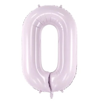 1 Balloon XL - Zahl 0 - Lila