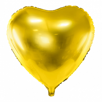 1 Ballon XXL - Herz - Gold
