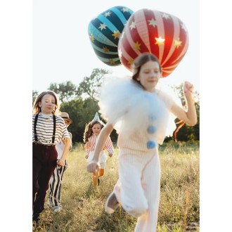 1 Kugelballon XL - Starry ball green